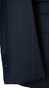 Midnight Blue Pinstripe Suit