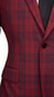 Red Check Wool Suit