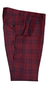 Red Check Wool Suit