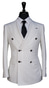 Ivory Pinstripe Wool Suit