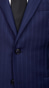Cobalt Blue Pinstripe Suit
