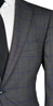 Grey with Blue Windowpane Suit