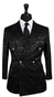 Regent Black Jacquard Suit