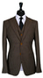 Mocha Brown Birdseye Wool Suit