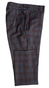 Chestnut Blue Plaid Double-Breasted Suit