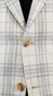 Beige Brown Plaid Suit