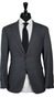 Grey Plain Weave Wool Suit