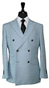 Pastel Blue Double-Breasted Suit