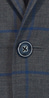 Grey with Blue Windowpane Comfort Suit