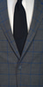 Grey with Blue Windowpane Comfort Suit