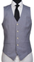 Blue Gray Wool Suit