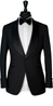 Matte Black Wool Tuxedo