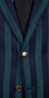 Green and Blue Stripe Suit