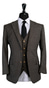 Walnut Brown Textured Wool Suit