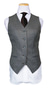 Blue-Grey Houndstooth Wool Suit