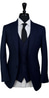 Dark Blue Chambray Wool Suit