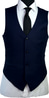 Dark Blue Chambray Wool Suit