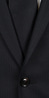 Black on Black Stripe Wool Suit