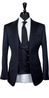 Dark Blue Shine Wool Suit