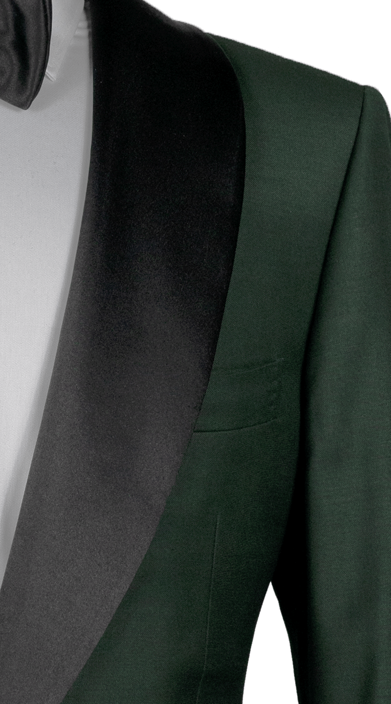 Forest Green Twill Tux