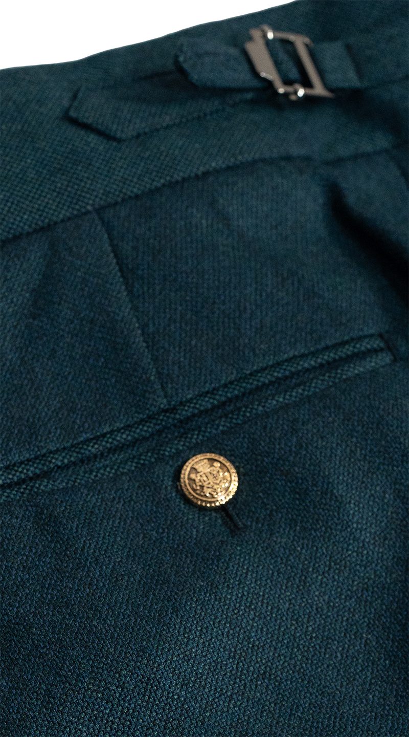 Complet Double-Boutonnage Teal Monarch