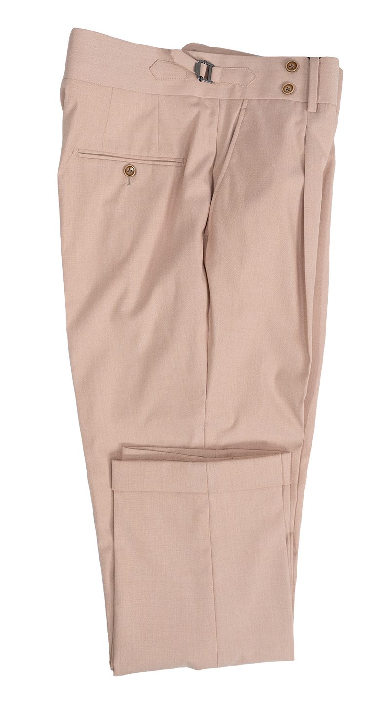 Blush Pink Wool Suit