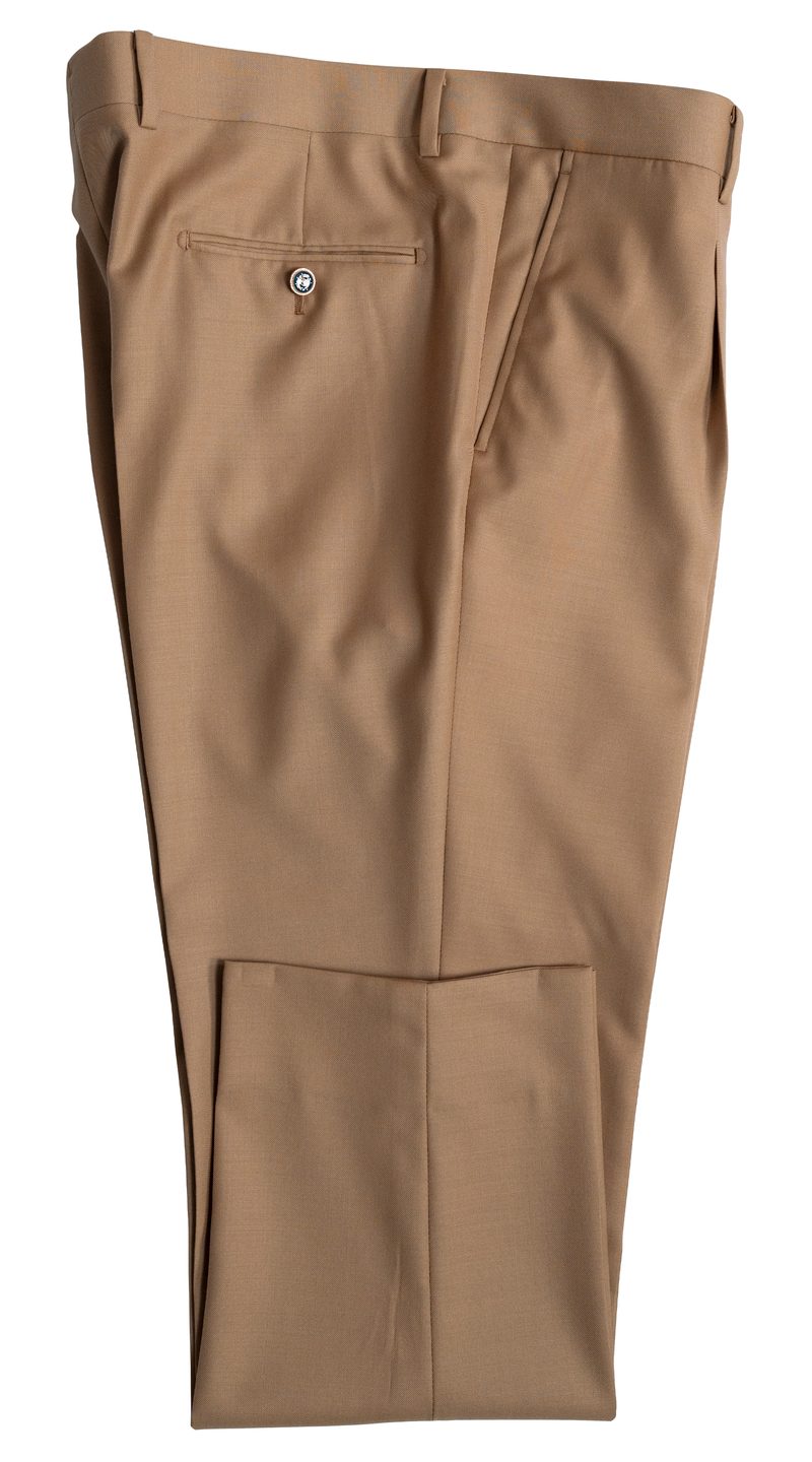 Complet Laine Caramel Double Boutonnage