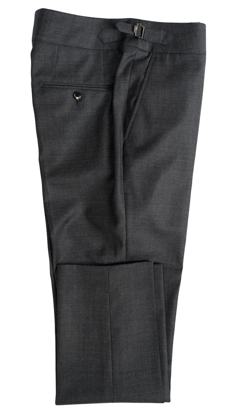 Complet Laine Birdseye Charbon Femme