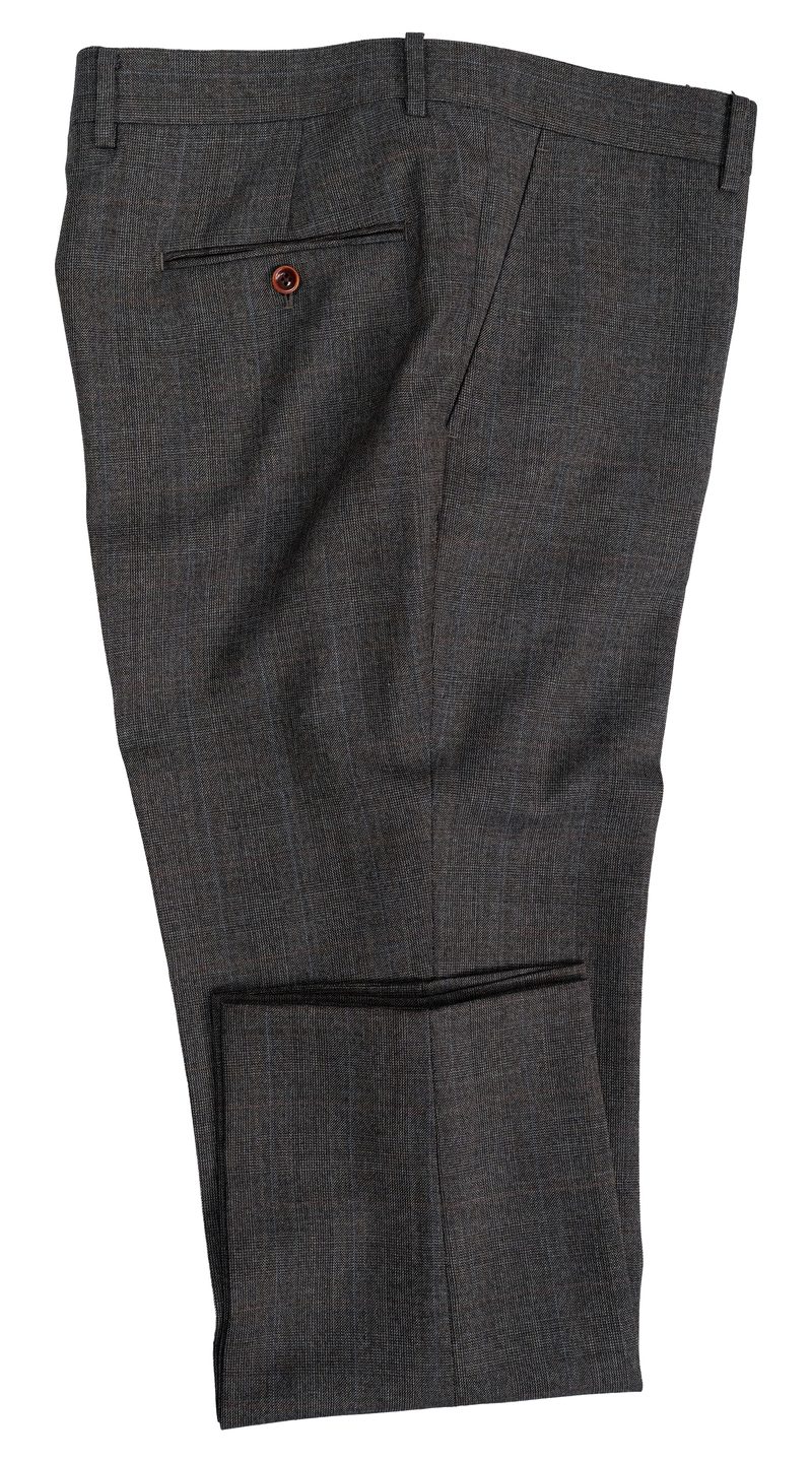Complet Glen Plaid Gris Charbon