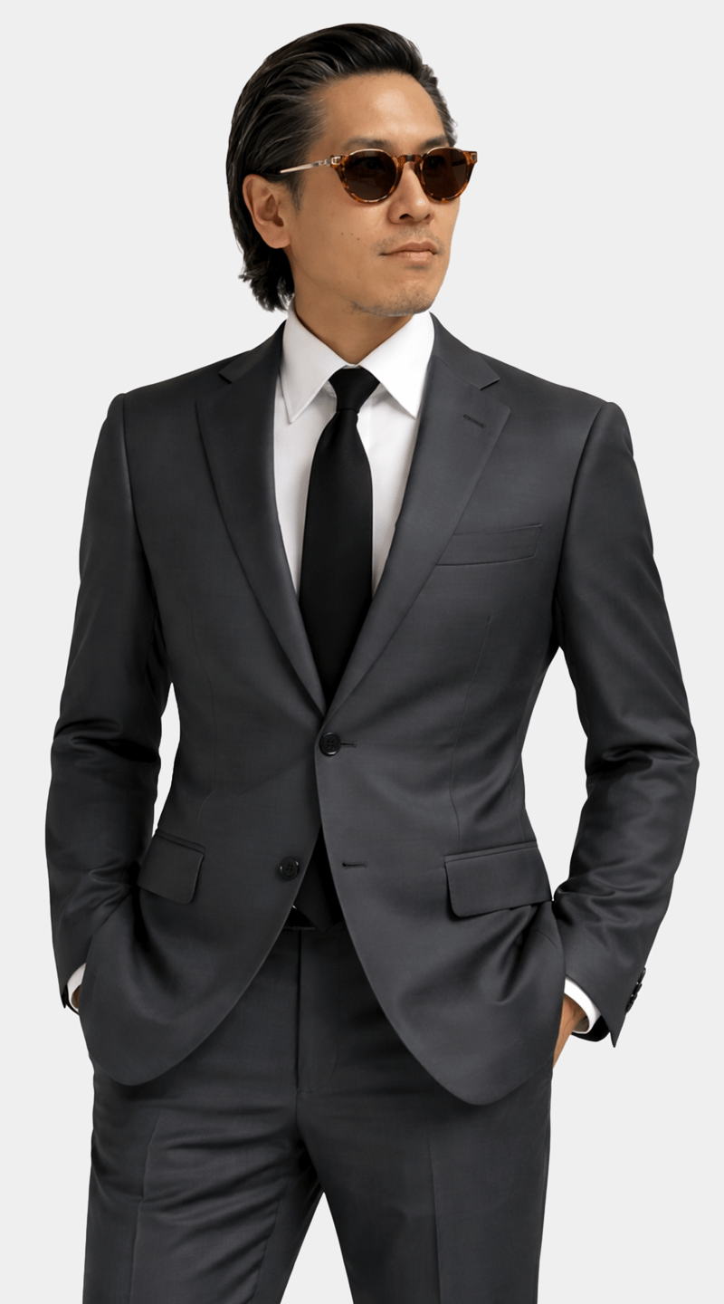 Complet Charcoal Classic Laine