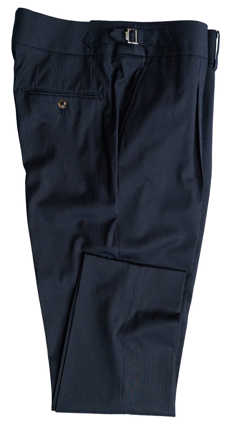 Complet Rayures Bleu Marine Foncé Femme
