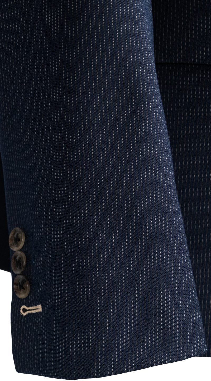 Complet Rayures Bleu Marine Foncé Femme