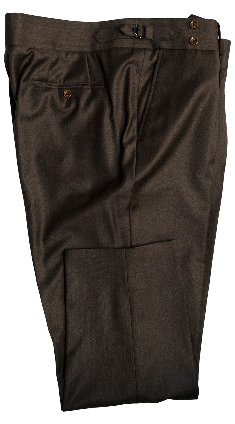 Complet Laine Marron Noyer Foncé