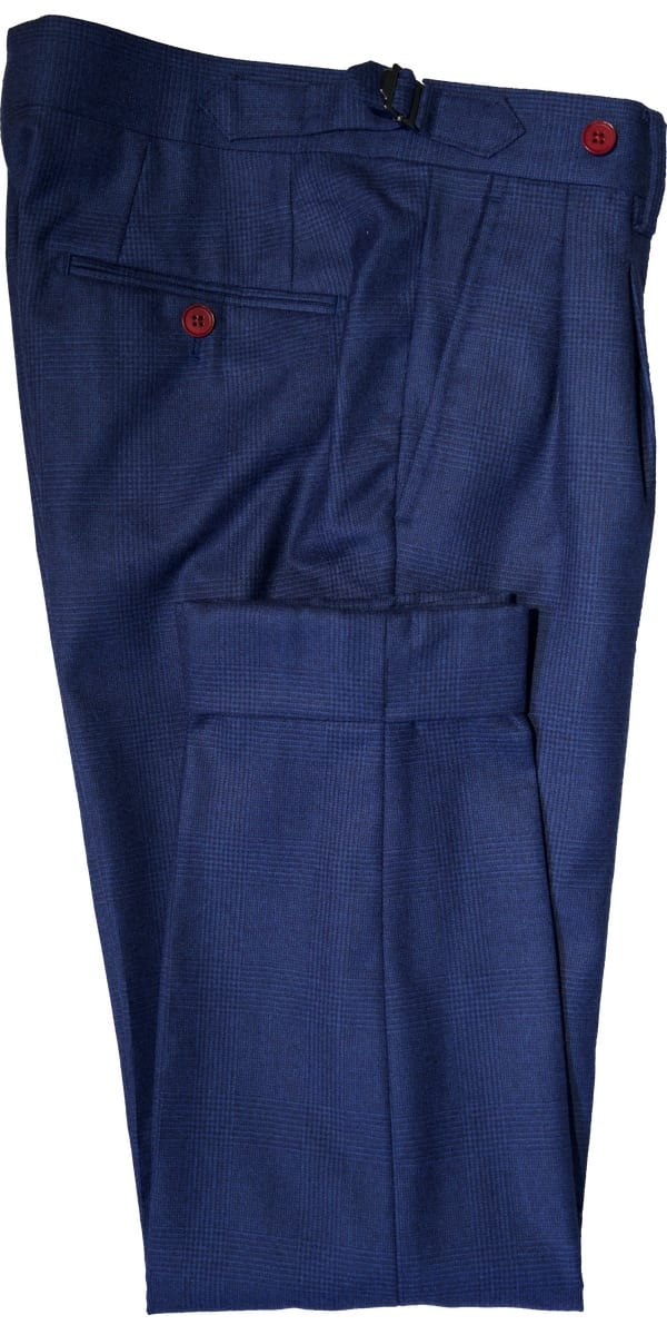 Midnight Blue Check Suit