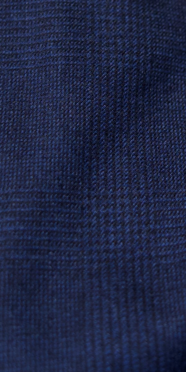 Midnight Blue Check Suit