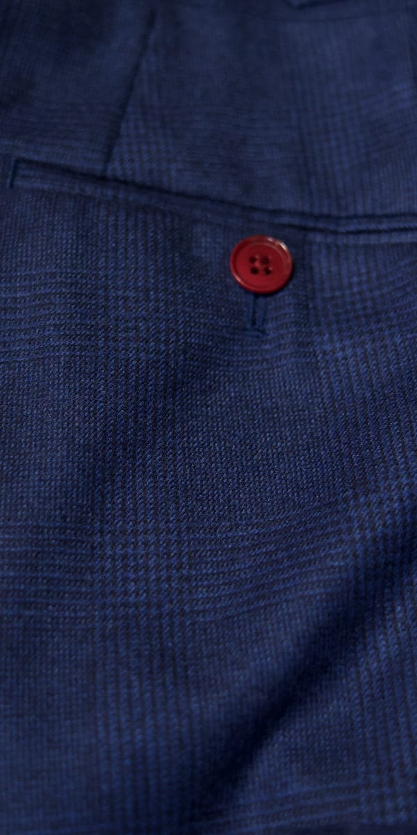 Midnight Blue Check Suit