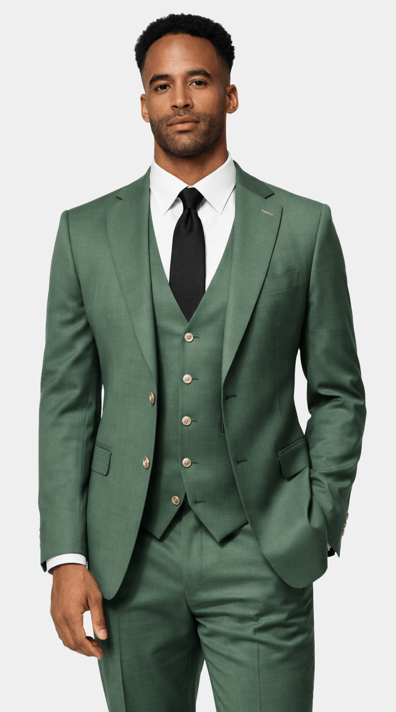 Eucalyptus Green Wool Suit