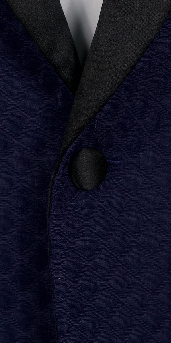 Complet Jacquard Bleu Diamant