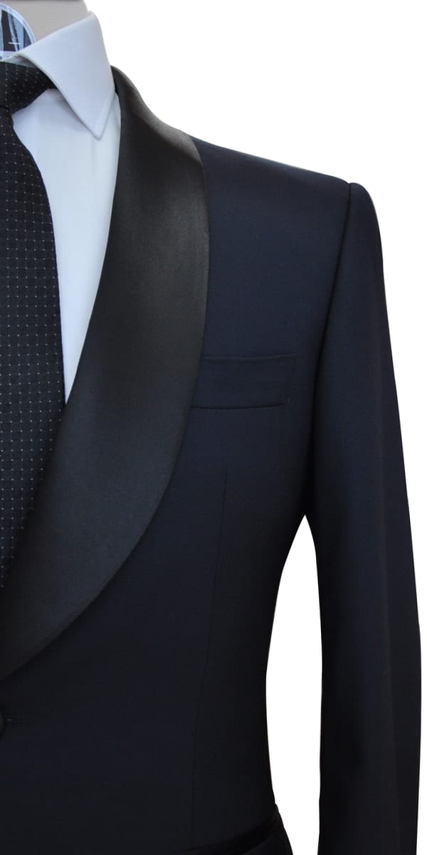 Midnight Blue Twill Tuxedo