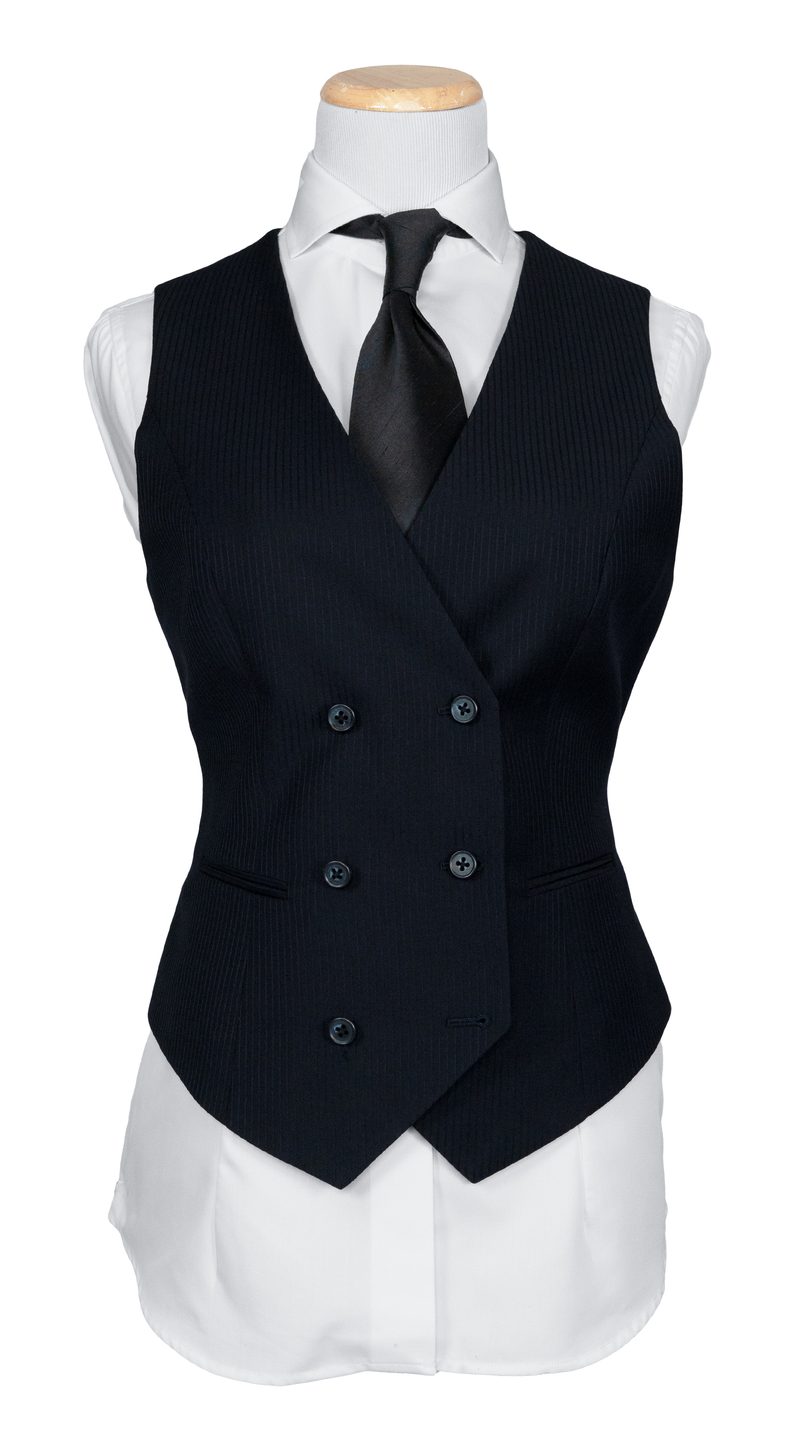 Complet Trois-Pièces Rayure Midnight Blue Femme