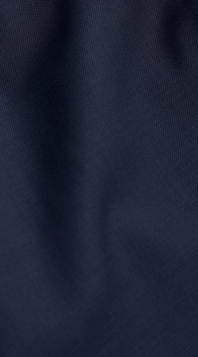 Space Blue Sharkskin Wool Suit