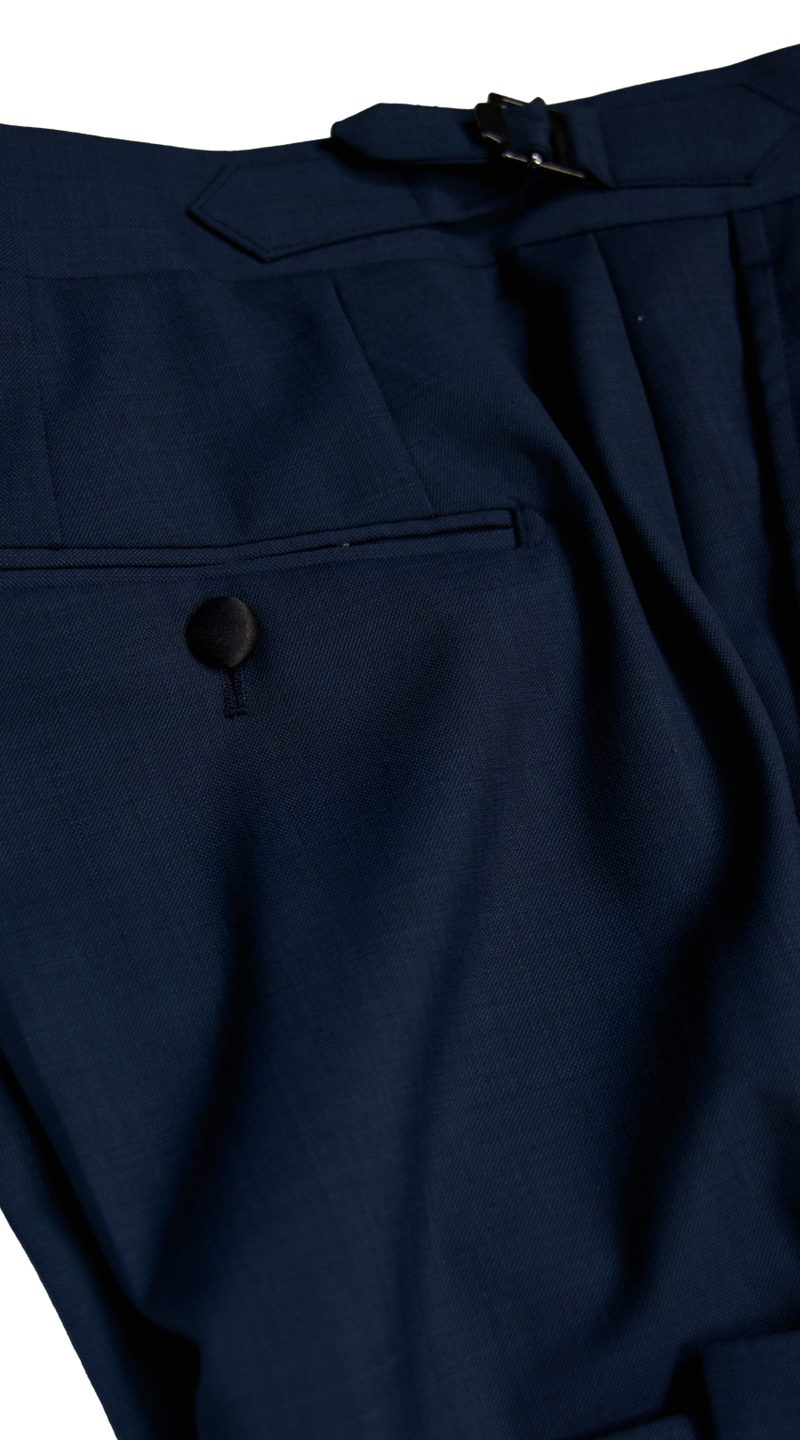Prussian Sharkskin Wool Tuxedo