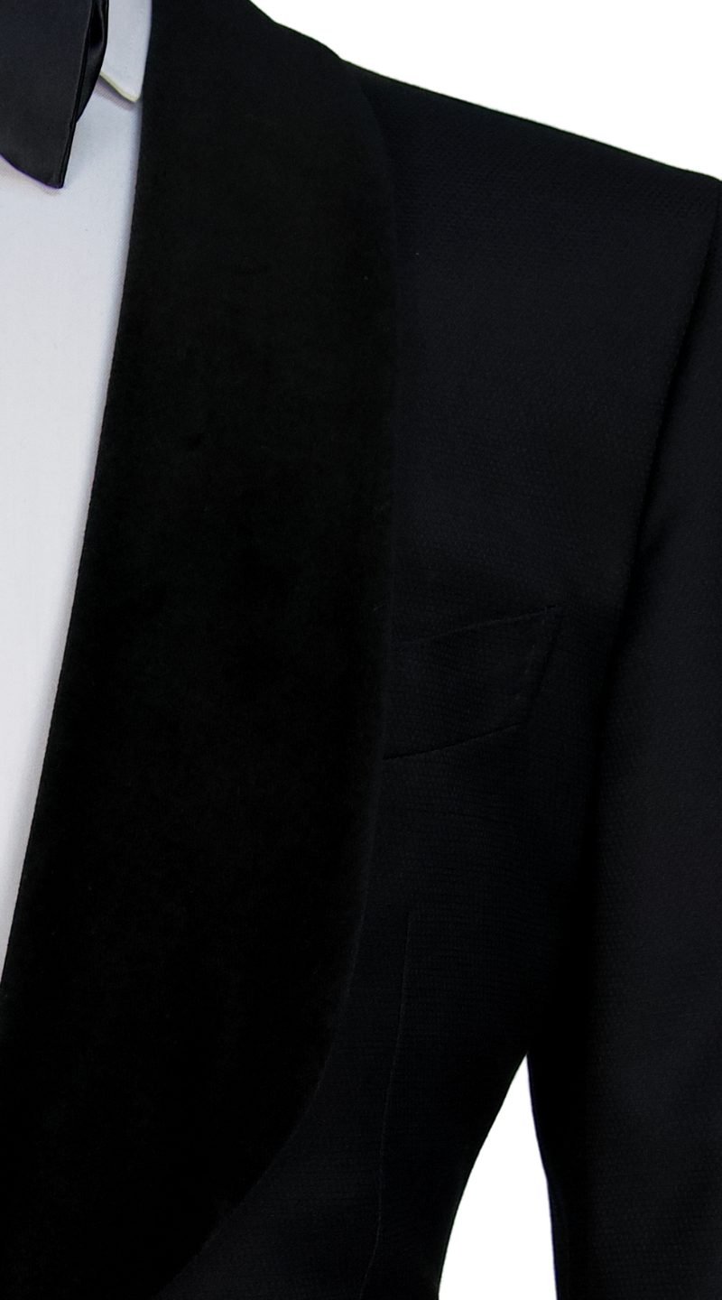 Tuxedo Texturé Pois Noirs