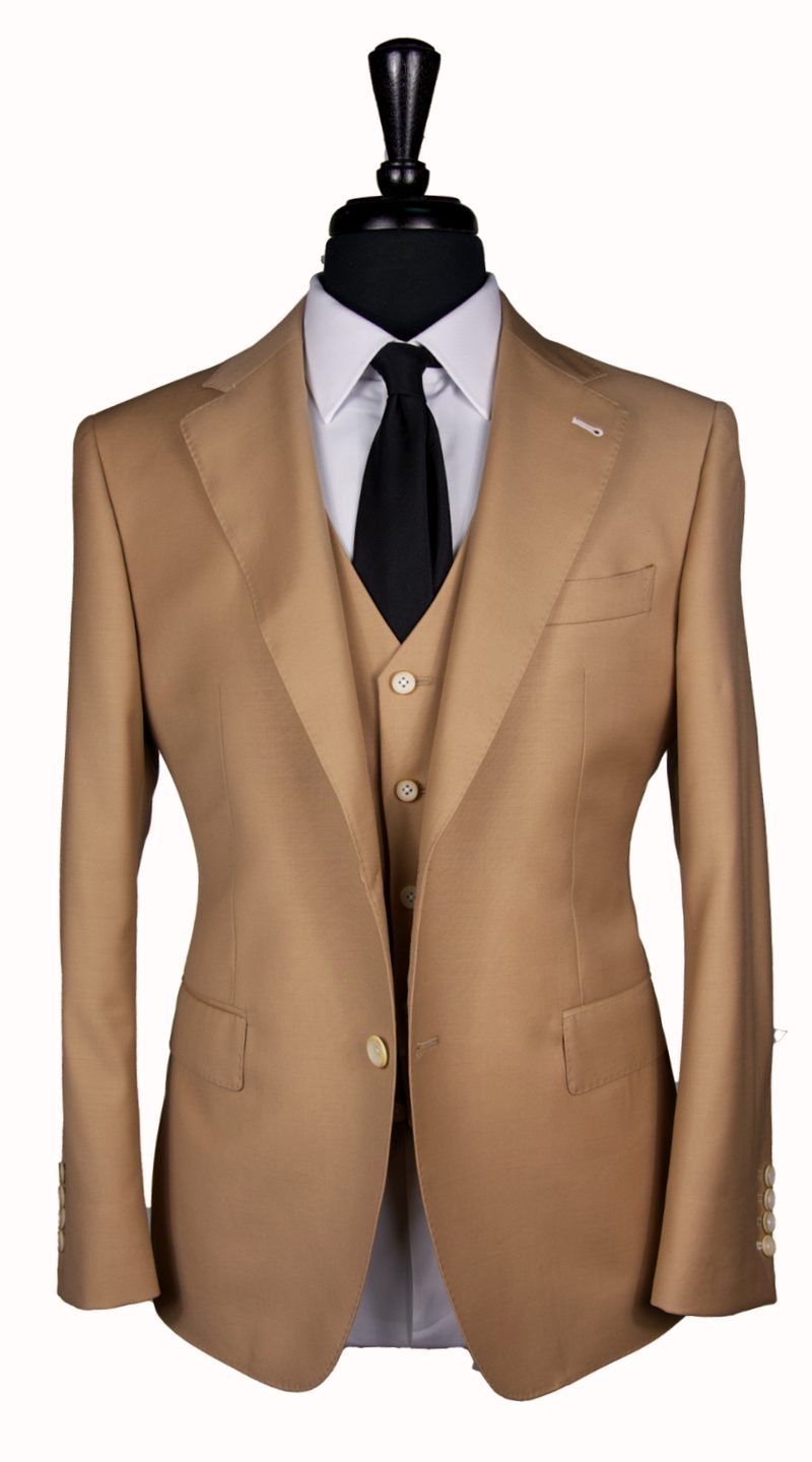 Complet Laine Camel
