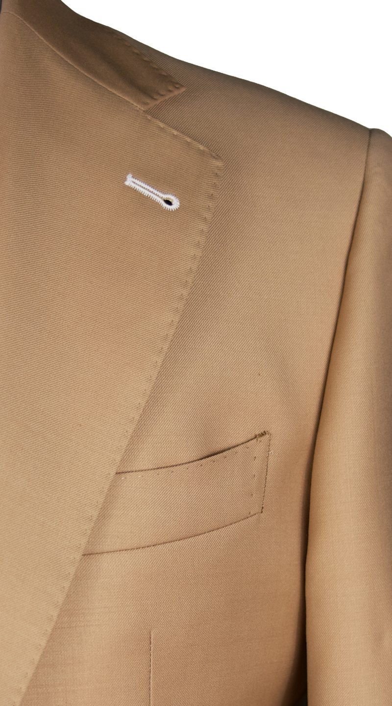 Complet Laine Camel