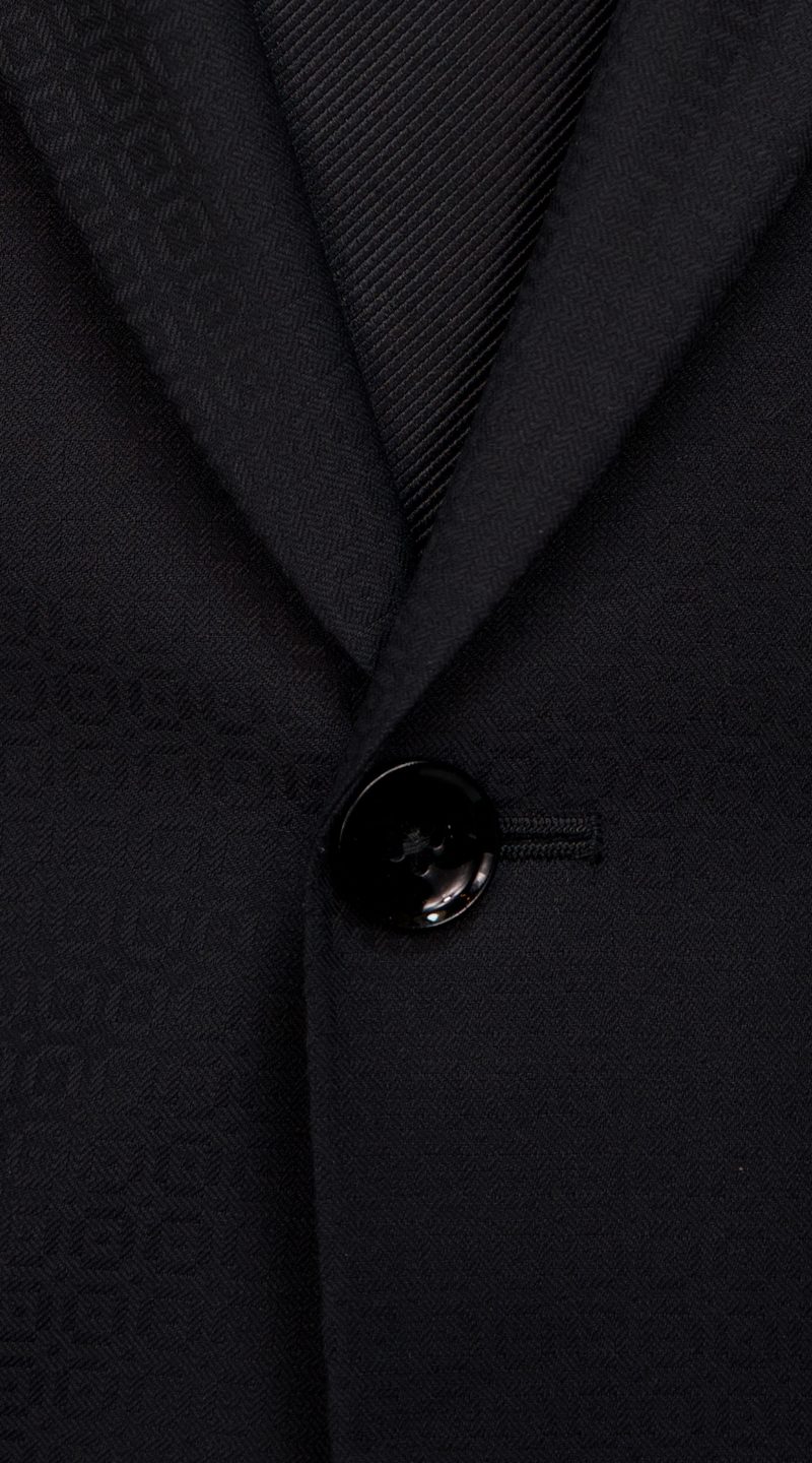 Complet Noir Texture Circulaire