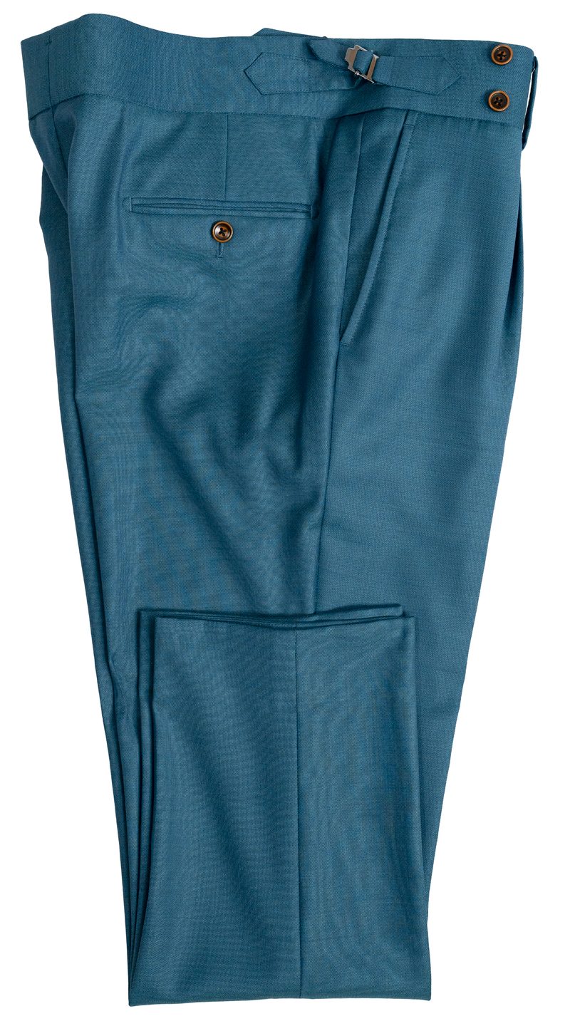 Peacock Blue Three-Piece Suit