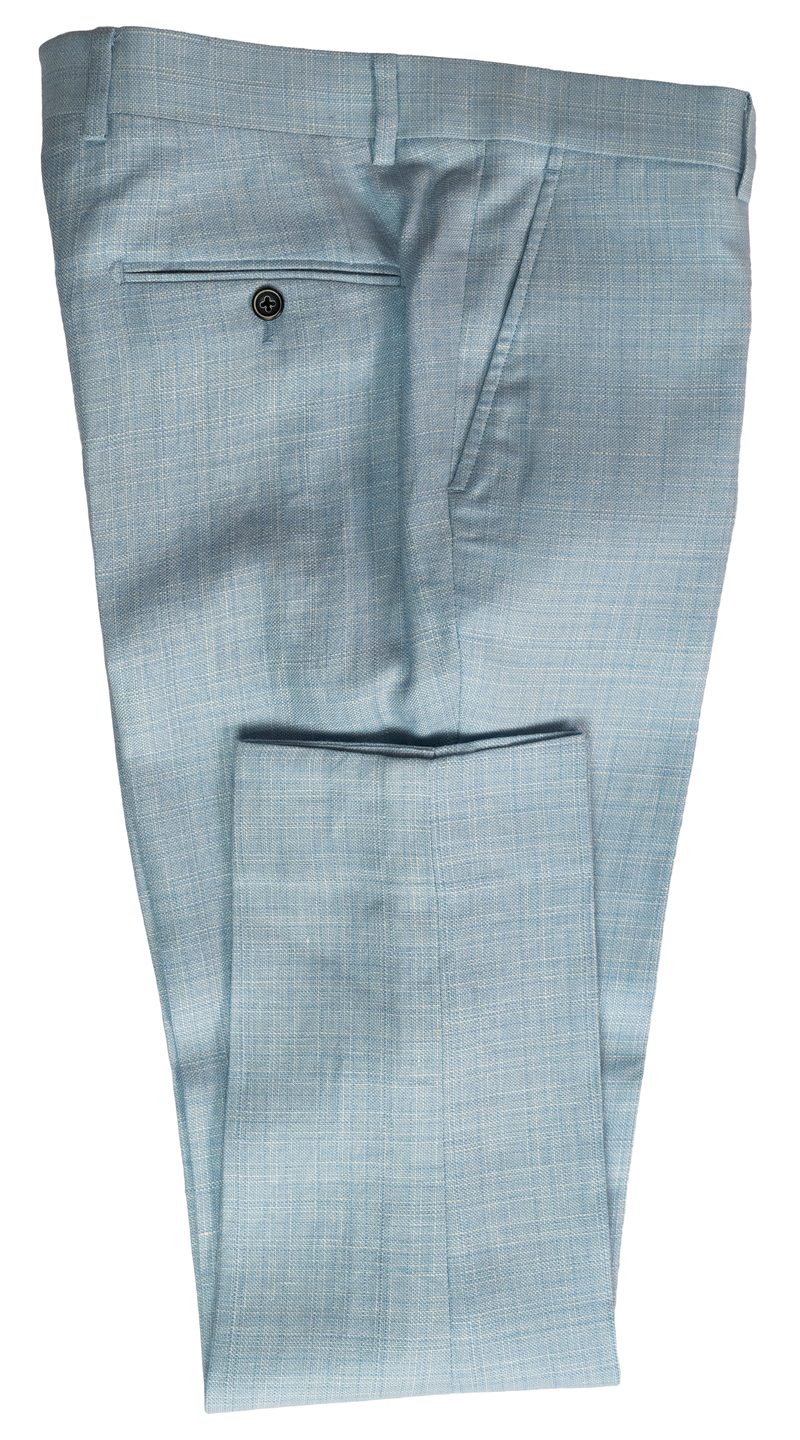 Pastel Blue Double-Breasted Suit