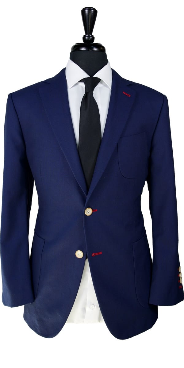 Complet Laine Oeil-de-Perdrix Bleu Classique