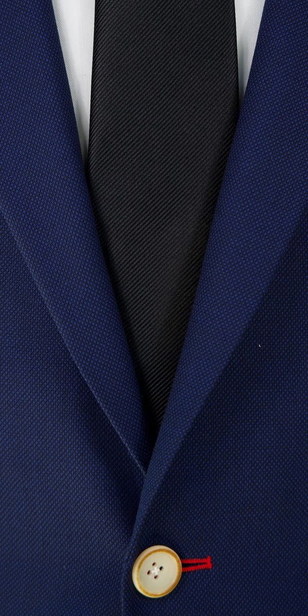 Complet Laine Oeil-de-Perdrix Bleu Classique